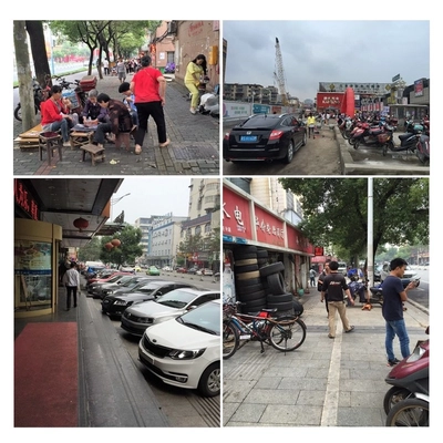 Walking environment in old neighbourhoods